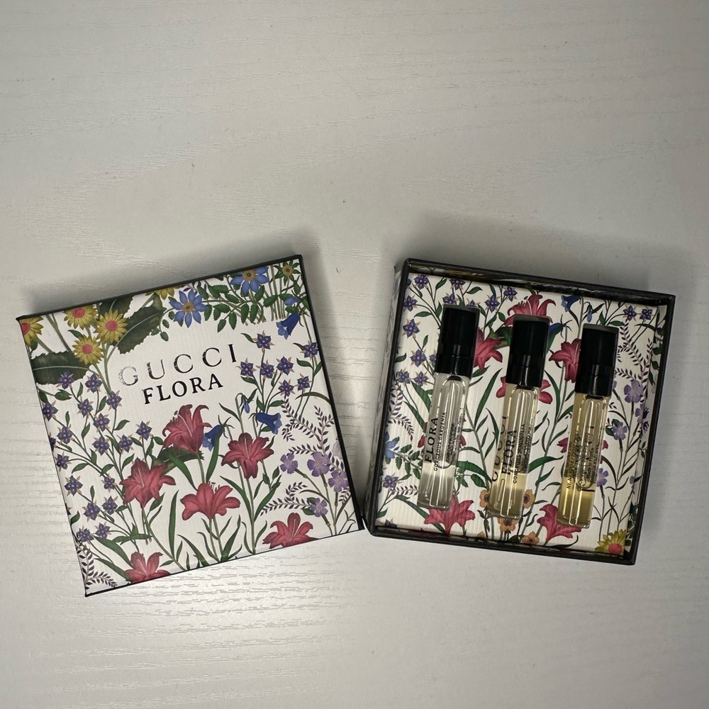 NIB Gucci Flora Mini Set of 3